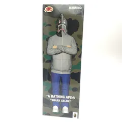 【中古美品】 A BATHING APE アベイシングエイプ SHARK SEIJIN FIGURE シャーク星人 フィギュア 【208-260613-na-07-tagh】のサムネイル