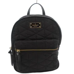 ケイトスペード KATE SPADE New York リュックサック バックパック キルティング ナイロン 黒 ブラック /FF ■GY74のサムネイル
