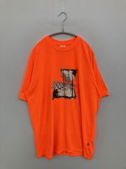 ハンドペイント teeシャツ 半袖Tシャツ 手書き シングルステッチ 古着 