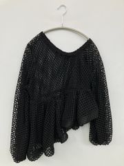 COUDRE クードル ショート丈 リブトップス ブラック 黒 - メルカリ