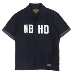 NEIGHBORHOOD ネイバーフッド 101BRNH-SHM01S BOWL SHIRT オープンカラー 開襟 ボーリング 半袖 シャツ ブラック系 M【中古】のサムネイル
