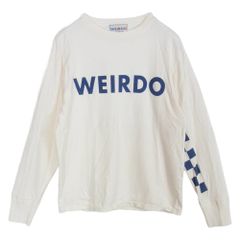 WEIRDO GROWN-UP 長袖カットソー ホワイト グリーン - メルカリ