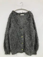 Chico チコ カーディガン/ボレロ F グレー ウール・ニット ナイロン 無地 ミドル丈 長袖 レディースのサムネイル