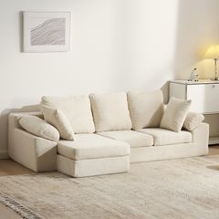 ラグ・カーペット・マット ZARA HOME ウール ラグ クリーム色 未使用