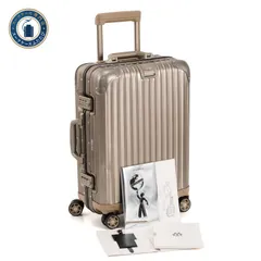 RIMOWA リモワ TOPAS トパーズ Titanium チタニウム 32L 機内持ち込み 4輪 TSAロック アルミニウム シャンパンゴールド スーツケース キャリーバッグ 920.52のサムネイル
