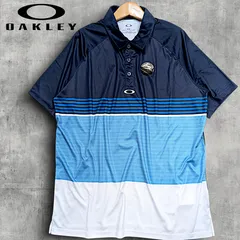 新品 OAKLEY オークリー 吸汗速乾 O-hydrolix PATRICK POLO パトリック ポロシャツ GOLF ゴルフ ネイビーのサムネイル