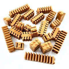 レゴ 正規品 中古 ゴールド 200個 レゴブロック【管理番号：4029】のサムネイル