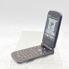 docomo Panasonic FOMP903T Charcoal Brown Mobile Phone Mockup Model