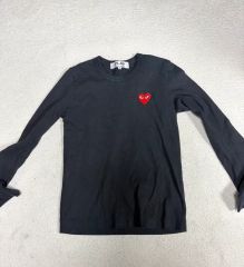 PLAY COMME des GARCONS 長袖Tシャツ ブラック M - メルカリ
