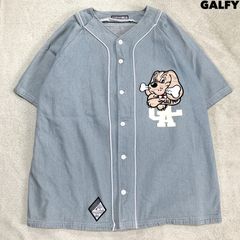 オンライン完売済】GALFY デニムわんちゃんボロボロシャツ 大型犬