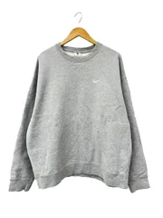 ナイキ NIKE AS M NK SOLO SWSH FLC CR ソロ スウッシュ フリース クルーネック スウェット トレーナー DX1362-063 XL グレー ブランド古着ベクトル 中古●260613のサムネイル