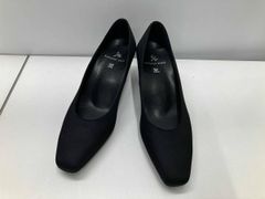 極上品】ワコールsuccess walk パンプス 黒 スクウェアトゥ21.5 - メルカリ