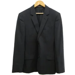 シーケーカルバンクライン ck Calvin Klein ジャケット 上着 ウール S 背抜き 黒 ブラック ノッチドラペル 2つボタン 長袖 /NP ■ECD004のサムネイル
