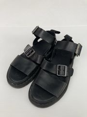 Dr. Martens ブラックサンダル UK8 Dr. Martens レザーサンダル ブラック UK8 - メルカリ