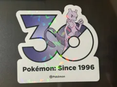 ポケットモンスター30周年記念ステッカー ミュウツーのサムネイル