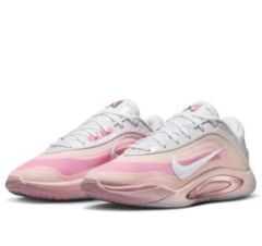 Nike ナイキバスケットボールシューズ ピンク/ホワイト - メルカリ