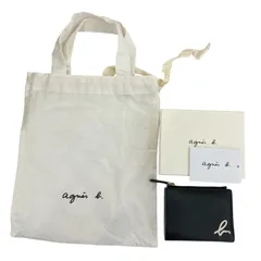 186000 agnes b. アニエスベー 二つ折り財布 WAW01-01  ブラックのサムネイル