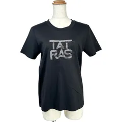 タトラス TATRAS CORNELIA ロゴ刺繍半袖Tシャツ LCKZ0372083588 ブラック コットン レディース 半袖Ｔシャツのサムネイル
