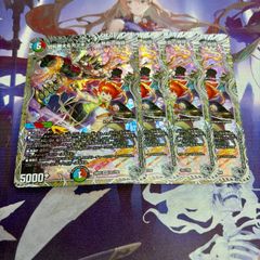 切札勝太＆カツキング -熱血の物語- 銀トレジャー 4枚 デュエル