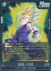 ドラゴンボールフュージョンワールドFB 10ー055③【R】孫悟飯」：少年