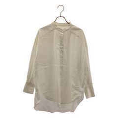 SOÉJU ソージュ バンドカラーロングシャツ ストライプ 黒×白 F - メルカリ