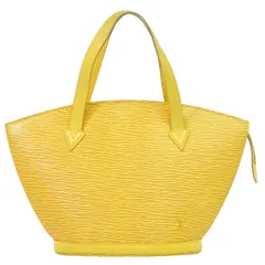 本物 ルイヴィトン LOUIS VUITTON LV サンジャック エピ レザー ハンドバッグ イエロー M52279 Saint Jacques ビトン バッグ 中古・のサムネイル