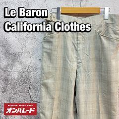 Le Baron California Clothes 루바론 캘리포니아 클로즈 체크 무늬 슬랙스