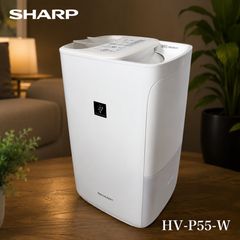 シャープ プラズマクラスター搭載 加湿器 ホワイト HV-J55W - メルカリ