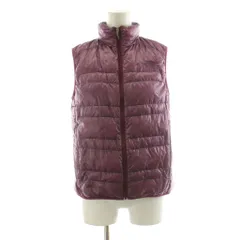 ザノースフェイス THE NORTH FACE LIGHT HEAT VEST ダウンベスト ジップアップ ナイロン ロゴ刺繍 M 紫 パープル NDW18170 /KU ■GY53のサムネイル
