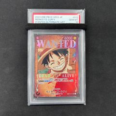 PSA10】モンキー・D・ルフィ 手配書 SR-SPC ST01-012 - メルカリ