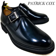 【未使用・展示品】PATRICK COX パトリック コックス モンクストラップ 黒 ブラック 25cm　革靴 ビジネスシューズ ドレス カジュアル メンズのサムネイル