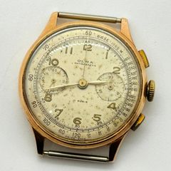 TITUS ヴィンテージクロノグラフ 18金 金無垢ケース タイタス 37グラム