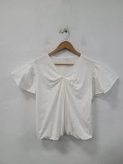 STUMBLY Sheer Pleated Blouse シアーブラウス - メルカリ