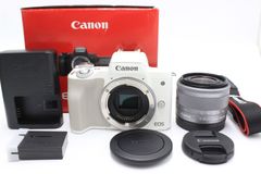 Canon EOS Kiss Mホワイト 22mm 15-45mmレンズセット - メルカリ