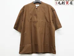 エルメス HERMES ショートスリーブヴァルーズシャツ ボクシーフィット キャラメル H656240H24L40 未使用 半袖 シャツのサムネイル