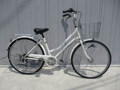GIOS LIEBE 26型 アルミ シマノ6速 410mm WHITE クロス - メルカリ