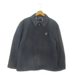 ランズエンド LANDS' END ドリズラージャケット 中綿 L 紺 ネイビー ステンカラー /AO18 ■GY99のサムネイル