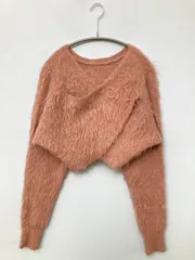 Chico チコ ニット/セーター F ピンク ウール・ニット ナイロン 無地 ショート丈 長袖 Vネック レディースのサムネイル