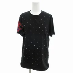 ソニア ソニアリキエル SONIA SONIA RYKIEL Tシャツ カットソー ビジュー スパンコール S 黒 ブラック /FFのサムネイル