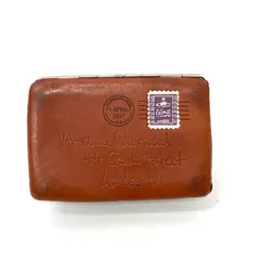 【Vivienne Westwood】ヴィヴィアンウエストウッド 名刺入れ カードケース エンベロープ ブラウン ジャンク品☆のサムネイル