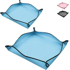 사쿠라러블리8 원예용 재배용 시트, 발수성 가든 매트, 방수 원예용 시트 (50cm/75cm 블루, 2개 세트) [50cm/75cm 블루, 2개 세트]