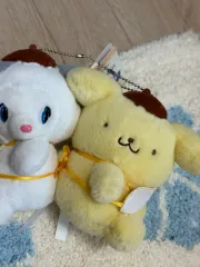 サンリオ ポムポムプリン yoshitoku 限定モデル バッグハンガー ぬいぐるみ キーホルダーのサムネイル