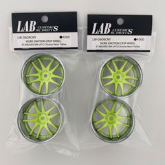 LAB LW-0606CNY / LW-0608CNY WORK EMOTION CR3P WHEEL Chrome Neon