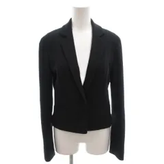 ダイアンフォンファステンバーグ DIANE von FURSTENBERG STUDIO テーラードジャケット ブレザー シングル 4 黒 ブラック /FFのサムネイル