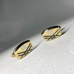 Dior Homme ディオールオム ブランドロゴ文字 スクエアカフス