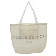 ディーンアンドデルーカ DEAN&DELUCA HAWAII メッシュトートバッグ 手提げ ロゴ 白 ホワイト /FFのサムネイル