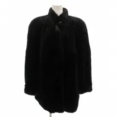 ランバン LANVIN ミンクファーコート ジャケット 毛皮 ミドル F 黒 ブラック /FF ■GY18のサムネイル