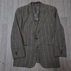 DAKS LONDON メンズ Single CHECK ブレーザー スーツジャケット 103-91-175のサムネイル