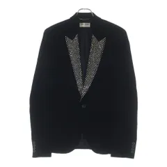 SAINT LAURENT PARIS (サンローランパリ) スワロフスキー スタッヅ スモーキングジャケット ブラック 485606 Y525Rのサムネイル