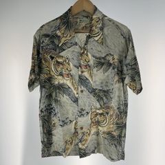 百寅、アロハシャツ、サラサラ生地カラー川 - メルカリ